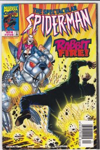 Spectacular Spider-Man, The #256 (Newsstand) FN ; Marvel | White Rabbit J.M. DeM