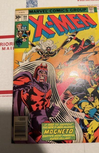 The X-Men #104 (1977)new xmen vs Magneto