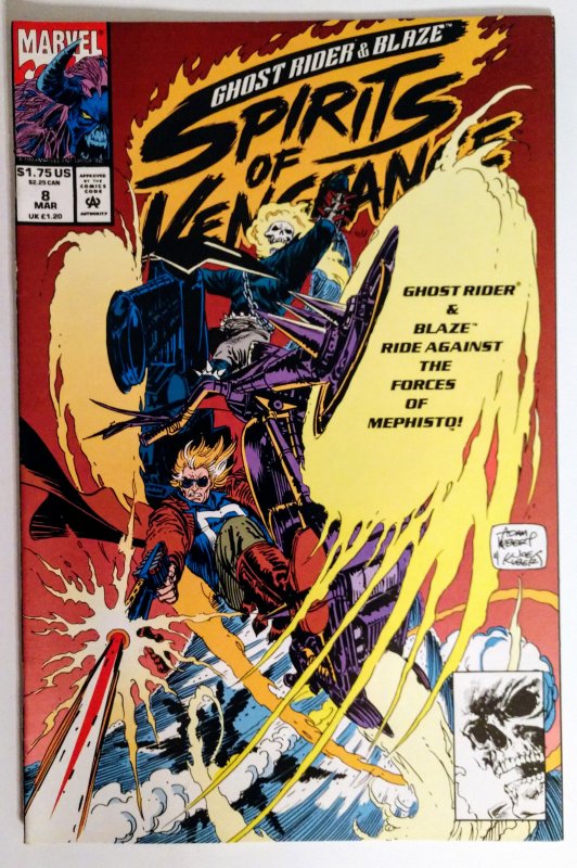 Ghost Rider/Blaze: Spirits of Vengeance #8 (NM, 1993)