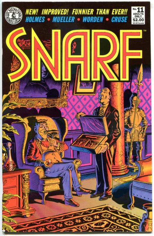 SNARF #11, VF/NM, Holmes, Mueller, 1989, Kitchen Sink, more indies in store