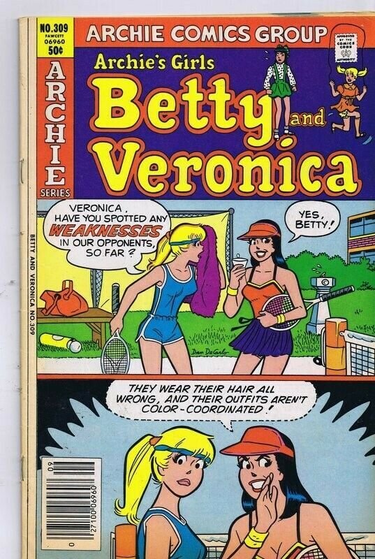 Archie's Girls Betty and Veronica #309 ORIGINAL Vintage 1981 Archie Comics GGA