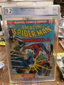 THE AMAZING SPIDER-MAN #130 GRADED 9.2 - FRESH CLEAN SLAB