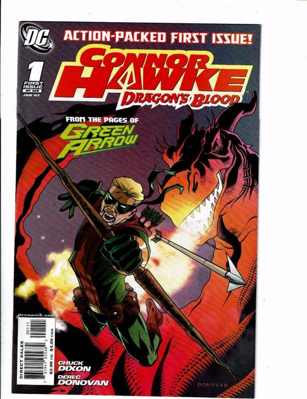 Lot of 6 Connor Hawke Dragon's Blood DC Comic Books #1 2 3 4 5 6 J127