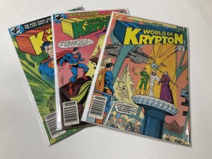 World of Krypton 1-3 1 2 3 Vf Very Fine 8.0 DC Comics