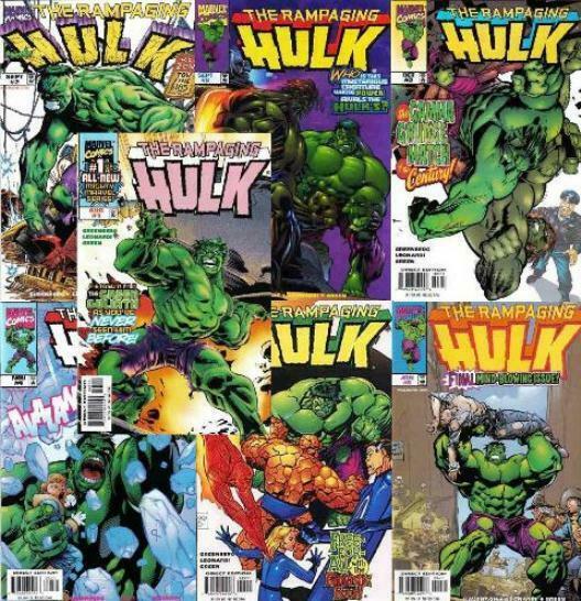 RAMPAGING HULK (1998) 1-2,2A,3-6  COMPLETE + VARIANT! COMICS BOOK