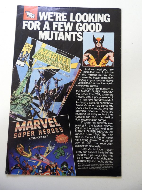 The Uncanny X-Men #227 (1988) VG Condition