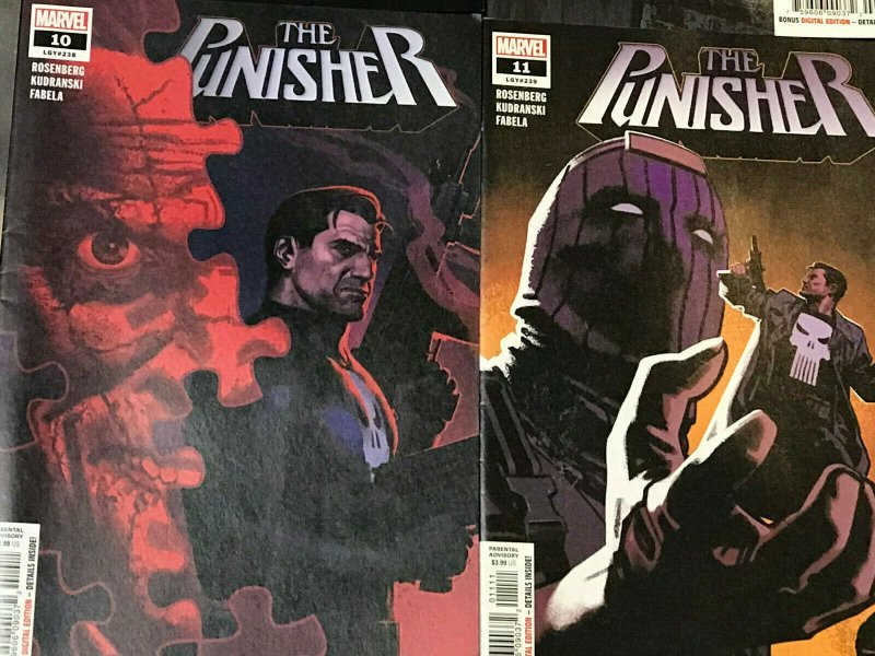 PUNISHER#1-13 VF/NM LOT (12 BOOKS) 2017 MARVEL COMICS