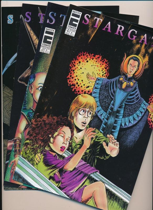 STARGATE #1,2,3,4 ENTITY COMICS (1996) ~ F/VF (PF267)