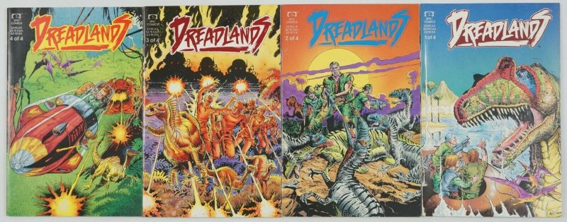 Dreadlands #1-4 VF/NM complete series ANDY LANNING dinosaurs epic comics 2 3 set