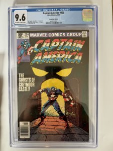 Captain America #256 CGC 9.6 Newsstand - Ghosts of Greymoor Castle (1981)