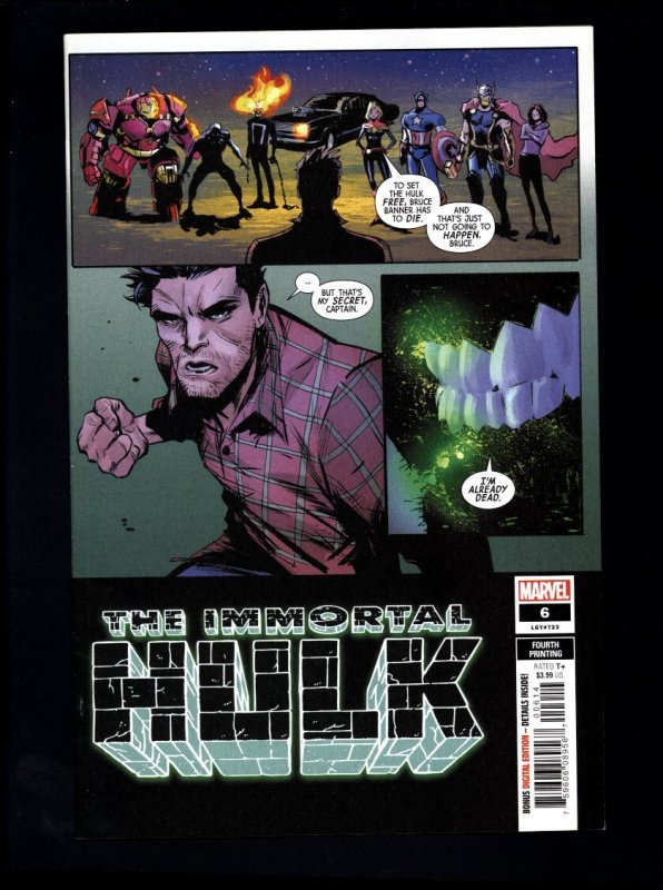 Immortal Hulk #6 Fourth Printing