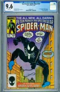 Spectacular Spider-Man #107 CGC 9.6 1986 1st Sin Eater-COMIC BOOK 3804835011
