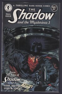 The Shadow and the Mysterious 3 (1994) NM- 9.2 Modern Age Dark Horse comic