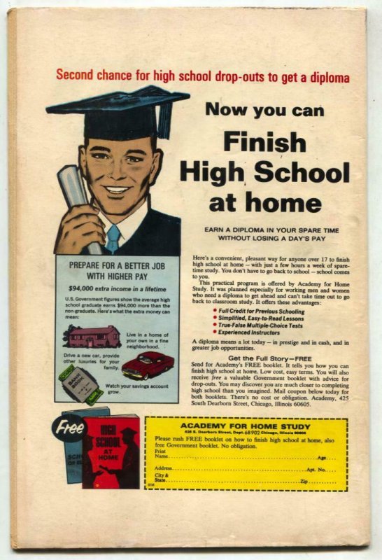 Teen Confessions #69 1971- Charlton romance- psychedelic cover