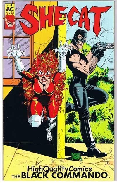 SHE-CAT #4, VF+, Femme Fatale, Marimon, Indy,1989, more Indies in store