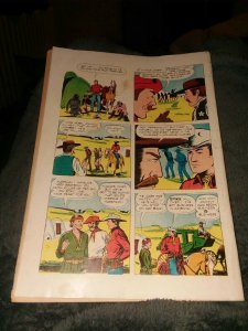 JOHNNY MACK BROWN #584 dell four color comics 1955 golden age precode western