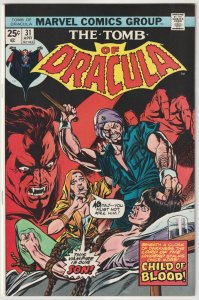 Tomb of Dracula #31 (Apr 1975, Marvel), VFN condition (8.0)