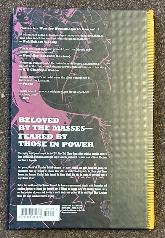 Wonder Woman Earth One Volume 2 DC Hardcover HC
