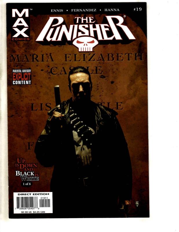 Lot Of 10 Punisher Marvel Comic Books # 15 16 17 18 19 20 21 22 23 24 CR35