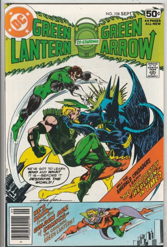 Green Lantern #108 (Sep-78) NM High-Grade Green Lantern, Green Arrow, Black C...