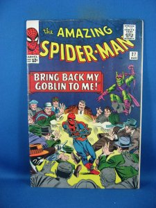 AMAZING SPIDERMAN 27 F VF  MARVEL 1965 GREEN GOBLIN