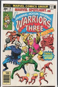Marvel Spotlight #30 (1976) The Warriors Three