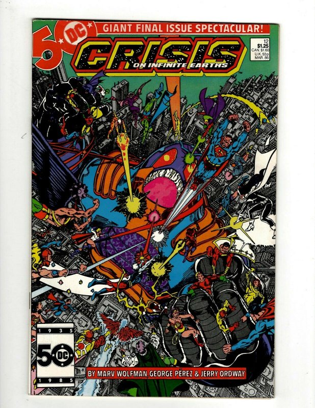 Crisis On Infinite Earths # 1 2 3 4 5 6 7 8 9 10 11 12 DC Comics LTD Series OF2