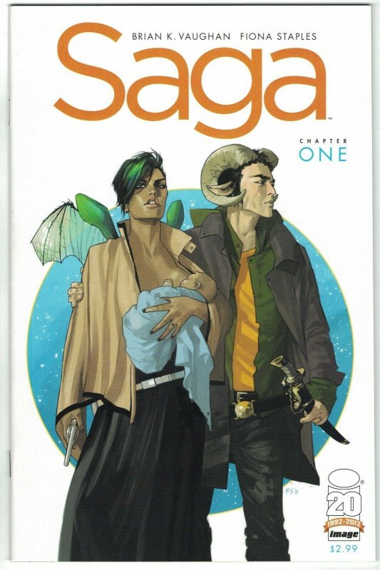 Saga (Image) #1 VF/NM; Image | Brian Vaughan - Fiona Staples - save on shipping