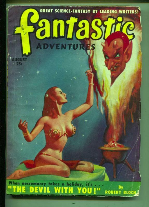 Fantastic Adventures-Pulp-8/1950-Robert Bloch-William Brengle-Peter Phillips