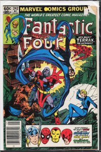 Fantastic Four #242 Newsstand Edition (1982) Fantastic Four