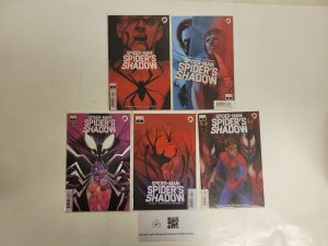 5 Spider-Man Spider's Shadow Marvel Comic Books #1 2 3 4 5 32 TJ43