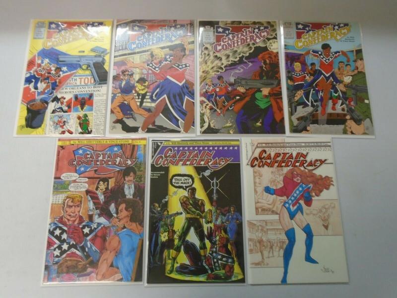 Captain Confederacy bakers' dozen 13 different issues 8.0 VF (1986-92)