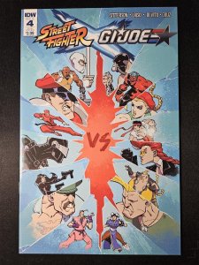 Street Fighter X G.I. Joe #4 Sub Cover, IDW