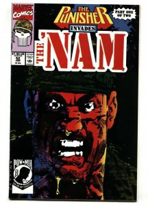 The 'Nam #52 1990 Marvel Origin of Punisher skull comic book