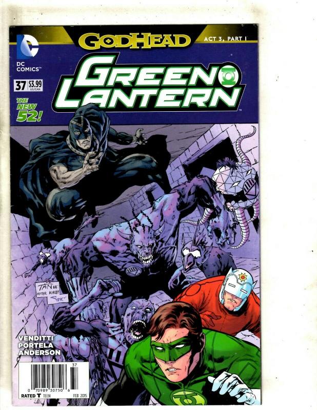 Lot Of 10 Green Lantern DC Comic Books 32 34 35 36 37 38 39 41 42 43 Batman MF16