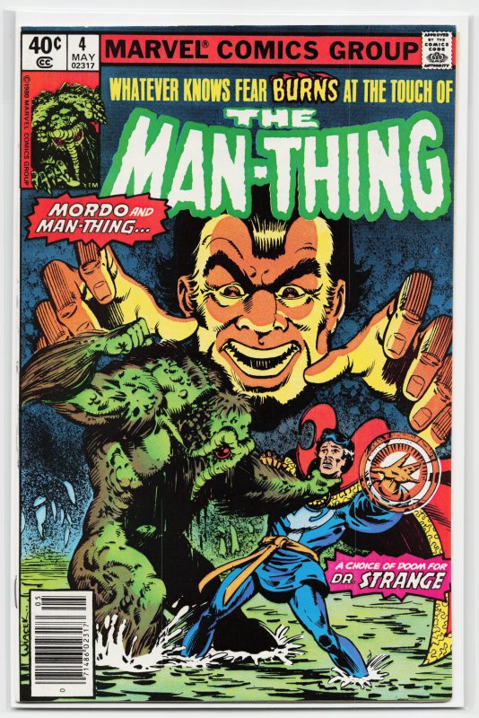 Man-Thing #4 Newsstand Edition (1980) Man-Thing