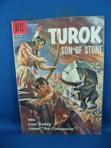 TUROK SON OF STONE 12 F DINOSAUR CVR  1958