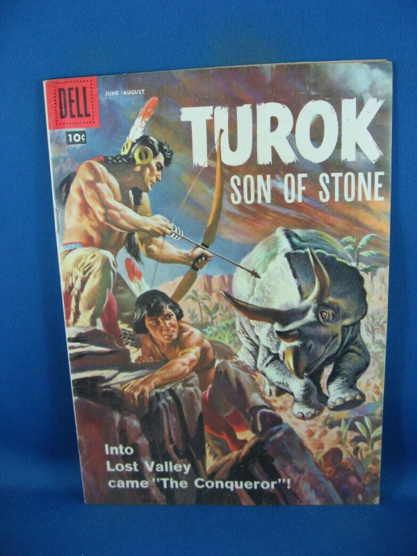 TUROK SON OF STONE 12 F DINOSAUR CVR  1958