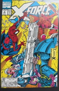 X-Force #4 (1991) Spider-Man x-over