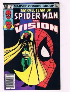 Lot Of 5 Marvel Team Up Comic Books # 123 124 129 134 Annual # 6 Spider-Man J44