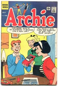 Archie #156 1965-Betty-Veronica-Jughead-Mustang model car-VG/FN