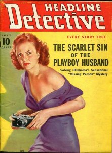 HEADLINE DETECTIVE-JULY 1939-SPICY-MURDER-VICE-SEX-RAPE-HILLBILLY-vg VG