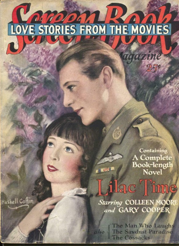 Screen Book #2 September 1928- Valentino- Lilac Time