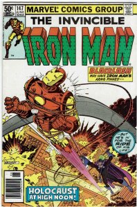 Iron Man #147 (1968 v1) Newsstand Bob Layton John Romita Jr. Blacklash VF-