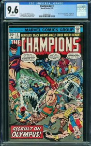 Champions #3 (1976) CGC 9.6 NM+