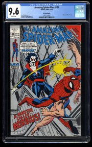 Amazing Spider-Man #101 CGC NM+ 9.6 White Pages 1st Morbius! 2nd Print