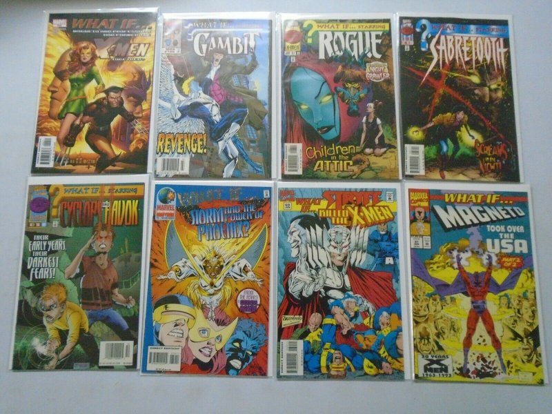 What If? lot 26 different X-Men issues avg 8.0 VF