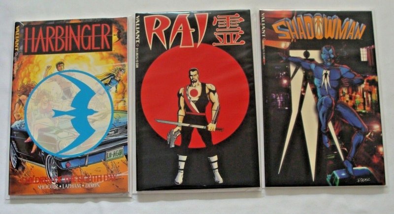 Harbinger #1-4  Rai 0-4 Shadowman 1-3, 6  (1992 Acclaim / Valiant) 1st Print TPB