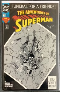 Adventures of Superman #498 Direct Edition (1993, DC) NM+
