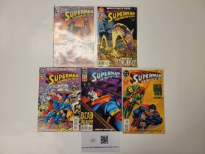 5 Superman Man of Steel DC Comic Books #34 38 43 45 56 51 TJ17